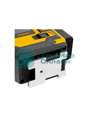 Лазерный уровень мультипризменный Denzel DLV-360-3C, 30 м, зеленый луч, Li-Ion 2,4 Aч, кейс