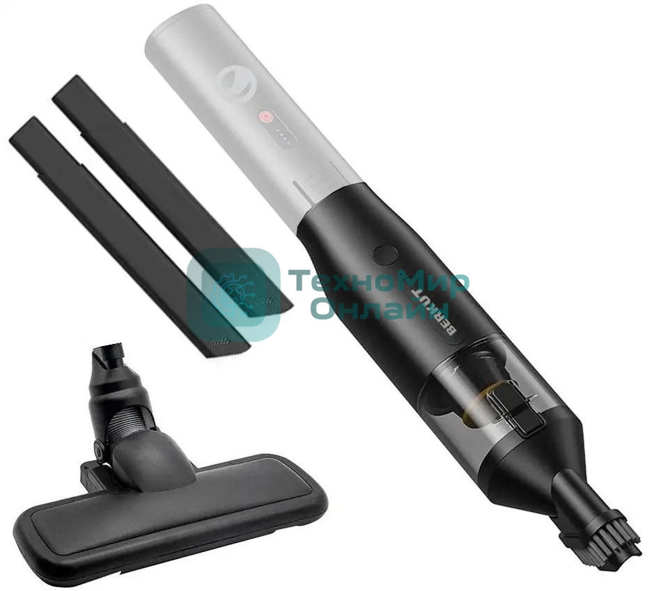 Пылесос автомобильный Berkut VAC-500 серый/оранжевый, 230 Вт, уборка сухая, пылесборник контейнер 0.22 л