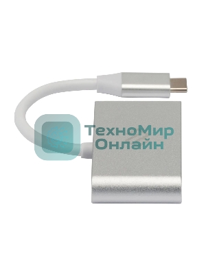 Кард-ридер Digma CR-С2501-S/серебристый/SD/TF/micro-SD/USB Type-C/алюминий