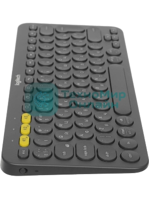Клавиатура беспроводная Logitech K380 Multi-Device Bluetooth (920-007584) темно- серый- (заводская гравировка)