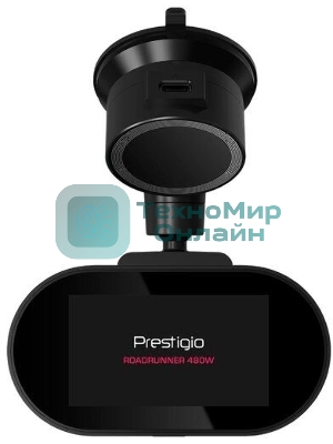 Видеорегистратор Prestigio RoadRunner 480W, 3840x2160, 3