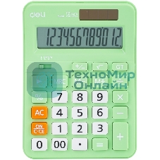 Калькулятор настольный Deli EM210FGREEN зеленый 12-разр.