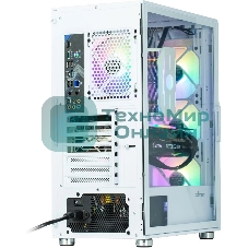 Компьютерный корпус MidiTower Zalman I3 NEO белый (ATX, front mesh, USB 2.0 x1, USB 3.0x2, 4x120мм RGb fan, без БП) (I3 NEO White)