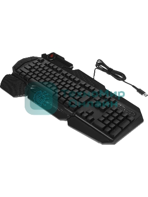 Клавиатура проводная A4Tech Bloody B310N черный USB Multimedia for gamer LED (подставка для запястий) (B310N)