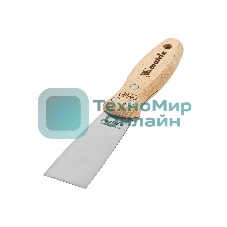 Шпательная лопатка Matrix из нержавеющей стали, 40 мм, буковая рукоятка, EFP