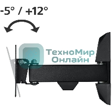 Кронштейн для телевизора Hama H-118113 черный, 10