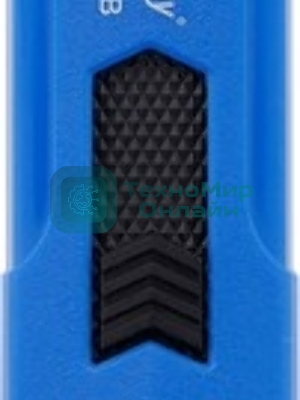 Флешка USB Smartbuy STREAM Blue (SB8GbST-B), 8Gb, USB 2.0, R/W 25/15, синий/черный