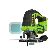 Лобзик электрический аккумуляторный GreenWorks GD24JS, 24V, бесщеточный без АКБ и ЗУ