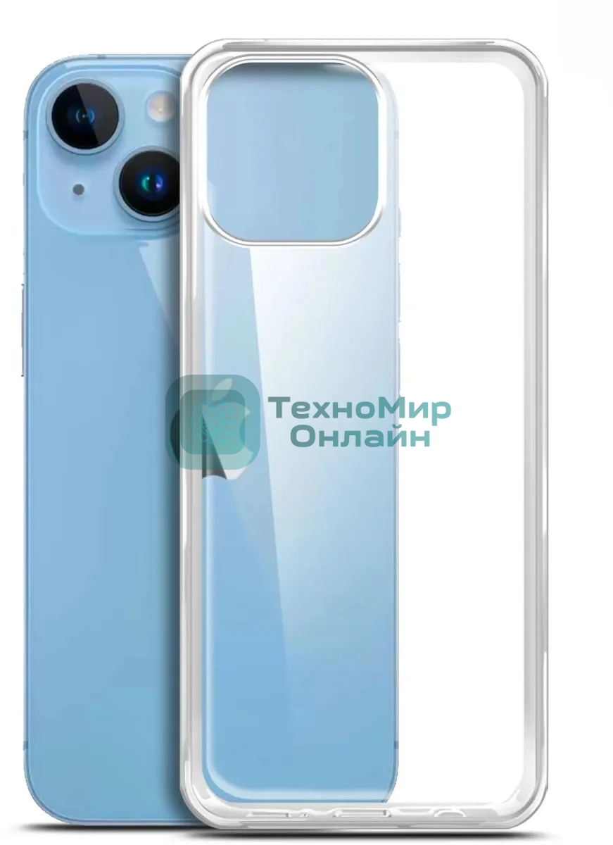 Чехол (клип-кейс) BoraSCO для Apple iPhone 14 Plus прозрачный (70799)