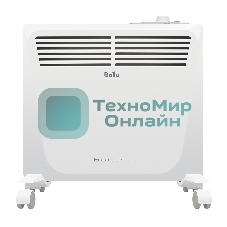 Конвектор электрический Ballu Enzo BEC/EZMR-1000 белый, 1000 Вт, 15 м2, термостат