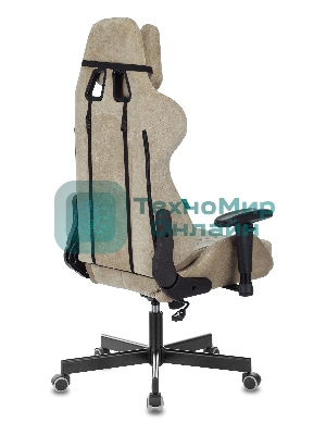 Кресло Бюрократ VIKING KNIGHT LT21 FABRIC песочный, ткань, 120 кг, механизм качания