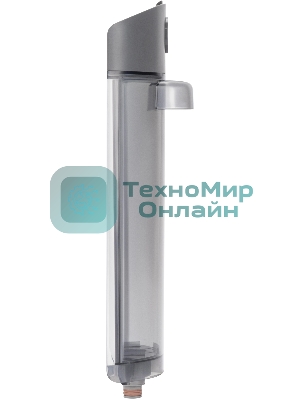 Пылесос вертикальный моющий Hyundai HYV-S01AQUA серый/черный, питание от аккумулятора, 75 Вт, уборка влажная/сбор жидкости/сухая, пылесборник 0.58 л