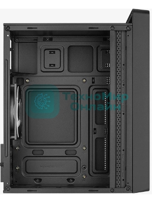 Компьютерный корпус MiniTower Aerocool/Formula CS-109-G-BK-v1 (mATX, USB3x1, USB2x2, 120мм RGb fan, без БП) (4711099472376)