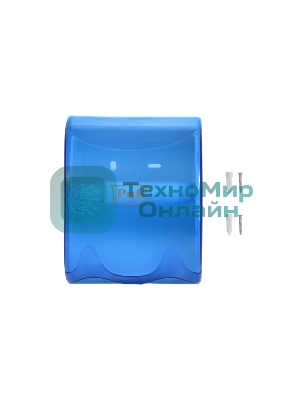 Диспенсер туалетной бумаги, малый Puff 7105, синий, пластиковый, 14,5х15,5х14,4 см