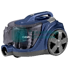Пылесос BBK BV1901 синий/серый, 400/2200 Вт, уборка сухая, пылесборник контейнер 3 л