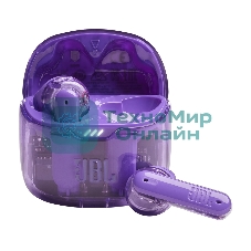 Наушники TWS JBL Tune Flex Ghost фиолетовый, вкладыши/внутриканальные (трансформер), Bluetooth, активное шумоподавление