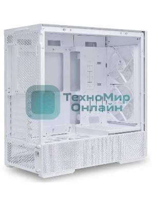 Компьютерный корпус Lian-Li Lancool 207 белый без БП ATX 4x120мм 2x140мм 2xUSB 3.0 audio bott PSU