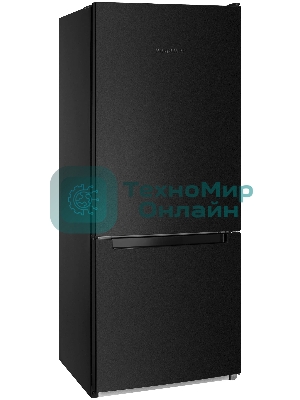 Холодильник Nordfrost NRB 121 B черный двухкамерный 170/70л морозилка снизу, капельная система