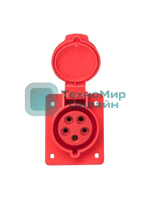 Розетка стационарная внутренняя EKF 425 PROxima 3Р+РЕ+N 32А 380В IP44