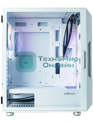 Компьютерный корпус MidiTower Zalman I3 NEO белый (ATX, front mesh, USB 2.0 x1, USB 3.0x2, 4x120мм RGb fan, без БП) (I3 NEO White)