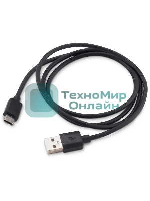 Кабель Buro BU-USB-AC-1M USB A (m)-USB Type-C (m) 1м черный