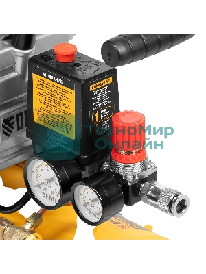 Компрессор воздушный Denzel DC1500/24 прям. привод, 1,5 кВт, 24 литра, 220 л/мин