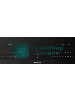 Варочная панель Gorenje, 60 см, индукция, 4 зоны нагрева, слайдерное управление, таймер, функция Bridge, функция PowerBoost, автопрограммы, автоопределение посуды, StableHeat, защита от детей, черный