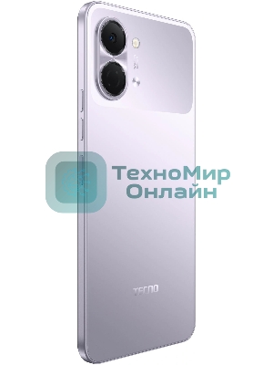 Смартфон Tecno Spark Go 3 64Gb 4Gb фиолетовый 3G 4G 2Sim 6.75