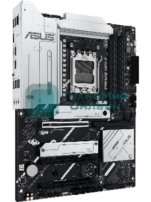 Материнская плата ASUS PRIME X870-P, AM5, AMD X870, 4xDDR5, 2xSATA, 4xM.2, 1xPCIe 5.0 x16, 2xPCIe 4.0 x1, 1xHDMI, 2xUSB-C, 1x 2.5Gb LAN, 4xUSB-A 3.2 Gen 1, 1xUSB-A 3.2 Gen 2, 4xUSB-A 2.0, 3x3.5 мм, 7.1, ATX
