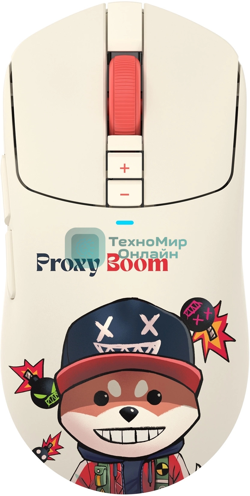 Мышь беспроводная/проводная A4Tech Bloody R72 Ultra Duo Proxy Boom бежевый, 20000 dpi, USB Type-A/Type-C, радиоканал, кнопки-7
