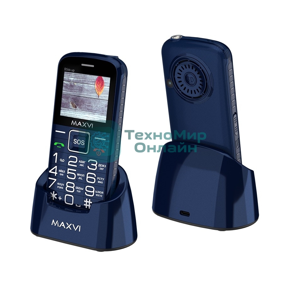 Мобильный телефон Maxvi B5ds up синий