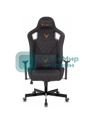 Кресло Knight OUTRIDER черный, экокожа, 120 кг, механизм качания