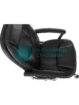 Кресло Бюрократ CH-868SL черный, экокожа