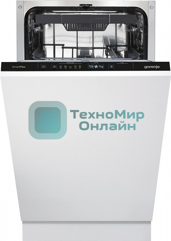 Встраиваемая посудомоечная машина Gorenje GV563E11 белый, 44.8 см, 10 компл., 47 дБ, класс A++