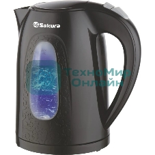 Чайник электрический Sakura SA-2345BK 2 л, черн д