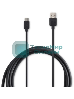 Кабель Buro BU-USB-AC-1M USB A (m)-USB Type-C (m) 1м черный