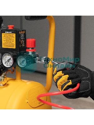 Компрессор воздушный Denzel DC1500/24 прям. привод, 1,5 кВт, 24 литра, 220 л/мин