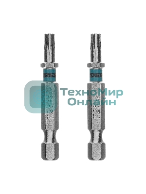 Бита Gross Torx 25х50 мм, сталь S2, шестигр., 2 шт.