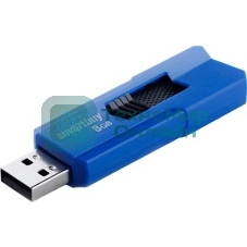 Флешка USB Smartbuy STREAM Blue (SB8GbST-B), 8Gb, USB 2.0, R/W 25/15, синий/черный