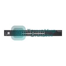 Коммутатор ECS4620-28T Edge-corE 24 x GE + 2 x 10G SFP+ ports + 1 x expansion slot (for dual 10G SFP+ ports) L3 Stackable Switch, w/1 x RJ45 console port, 1 x USB type A storage port, RPU connector, fan-less design, Stack up to 4 units