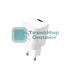 Сетевое зарядное устройство MORE CHOICE (4620202555854) NC86a 1Type-C 3.0A PD 20W для Type-C Type-C, белый