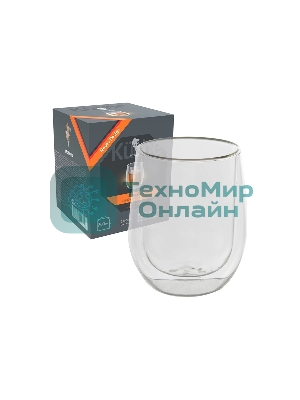 Стакан LEONORD AROMA, объем:200 мл с двойными стенками (боросиликатное стекло) (008244)