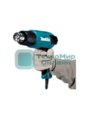 Фен Makita HG 6031 VK 1800Вт 250-500л/мин с регулировкой, с насадками, кейс