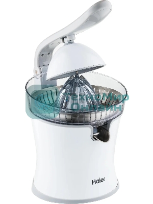 Соковыжималка Haier HJ-700 белый, цитрусовая, 100 Вт, 700 мл, механическое