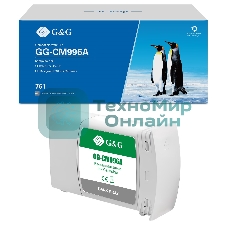 Картридж струйный G&G GG-CM996A 761 темно-серый (400 мл) для HP Designjet T7100/T7200