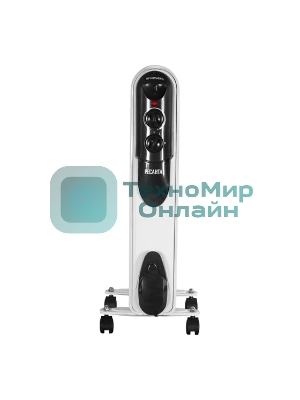 Обогреватель масляный Ресанта ОМПТ-7Н (7 секций) белый, 1500 Вт, 15 м2, термостат 67/3/3