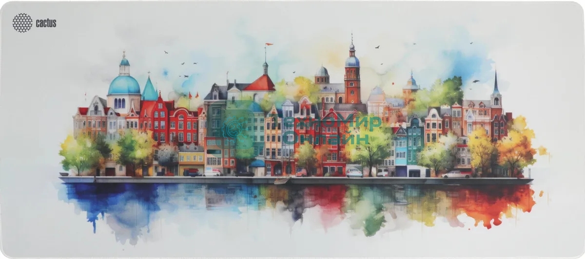 Коврик для мыши Cactus Amsterdam 900x400x3мм (CS-MP-PRO12XXL)