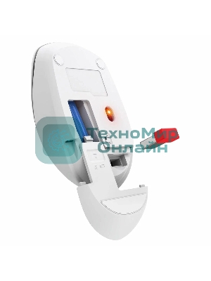 Мышь беспроводная Defender Velvet MB-406 белый, 1600 dpi, радиоканал, Bluetooth, USB, кнопки - 4