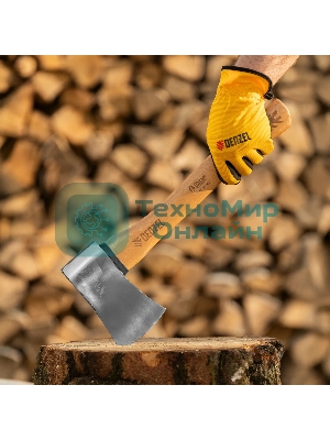 Топор кованый Denzel 1130 г, американский тип, буковая рукоятка, 430 мм, EFP