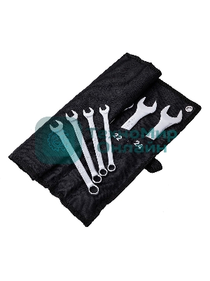 Набор комбинированных гаечных ключей 12 шт Deli DL130012A Спецификация: 6 мм, 8 мм, 10 мм, 11 мм, 12 мм, 13 мм, 14 мм, 15 мм, 17 мм, 19 мм, 22 мм, 24 мм. Матовая хромированная поверхность. Тканевая упаковка.